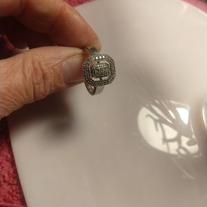 Ladies Sterling Silver Ring,, sz. 8